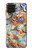 W2584 Traditional Chinese Dragon Art Hard Case and Leather Flip Case For Samsung Galaxy M22