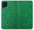 W2704 Green Fish Scale Pattern Graphic Hard Case and Leather Flip Case For Samsung Galaxy M22