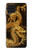 W2804 Chinese Gold Dragon Printed Hard Case and Leather Flip Case For Samsung Galaxy M22