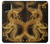 W2804 Chinese Gold Dragon Printed Hard Case and Leather Flip Case For Samsung Galaxy M22