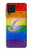 W2899 Rainbow LGBT Gay Pride Flag Hard Case and Leather Flip Case For Samsung Galaxy M22