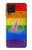 W2900 Rainbow LGBT Lesbian Pride Flag Hard Case and Leather Flip Case For Samsung Galaxy M22