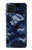 W2959 Navy Blue Camo Camouflage Hard Case and Leather Flip Case For Samsung Galaxy M22