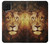 W3182 Lion Hard Case and Leather Flip Case For Samsung Galaxy M22