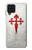 W3200 Order of Santiago Cross of Saint James Hard Case and Leather Flip Case For Samsung Galaxy M22