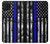 W3244 Thin Blue Line USA Hard Case and Leather Flip Case For Samsung Galaxy M22