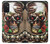 W0753 Skull Wing Rose Punk Hard Case and Leather Flip Case For Samsung Galaxy M52 5G