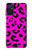 W1850 Pink Leopard Pattern Hard Case and Leather Flip Case For Samsung Galaxy M52 5G