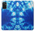 W1869 Tie Dye Blue Hard Case and Leather Flip Case For Samsung Galaxy M52 5G