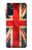 W2303 British UK Vintage Flag Hard Case and Leather Flip Case For Samsung Galaxy M52 5G