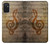 W2368 Sheet Music Notes Hard Case and Leather Flip Case For Samsung Galaxy M52 5G