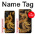 W2804 Chinese Gold Dragon Printed Hard Case and Leather Flip Case For Samsung Galaxy M52 5G