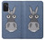 W3271 Donkey Cartoon Hard Case and Leather Flip Case For Samsung Galaxy M52 5G