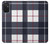 W3452 Plaid Fabric Pattern Hard Case and Leather Flip Case For Samsung Galaxy M52 5G