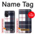 W3452 Plaid Fabric Pattern Hard Case and Leather Flip Case For Samsung Galaxy M52 5G