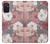 W3716 Rose Floral Pattern Hard Case and Leather Flip Case For Samsung Galaxy M52 5G