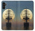 W2897 Pirate Ship Moon Night Hard Case and Leather Flip Case For Samsung Galaxy A13 5G