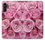 W2943 Pink Rose Hard Case and Leather Flip Case For Samsung Galaxy A13 5G