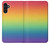 W3698 LGBT Gradient Pride Flag Hard Case and Leather Flip Case For Samsung Galaxy A13 5G