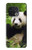 W1073 Panda Enjoy Eating Hard Case and Leather Flip Case For OnePlus 10 Pro