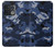 W2959 Navy Blue Camo Camouflage Hard Case and Leather Flip Case For OnePlus 10 Pro