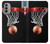 W0066 Basketball Hard Case and Leather Flip Case For Motorola Moto G51 5G