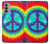 W1870 Tie Dye Peace Hard Case and Leather Flip Case For Motorola Moto G51 5G