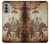 W2102 Thai Art Buddha on Elephant Hard Case and Leather Flip Case For Motorola Moto G51 5G