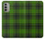 W2373 Tartan Green Pattern Hard Case and Leather Flip Case For Motorola Moto G51 5G