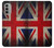 W2894 Vintage British Flag Hard Case and Leather Flip Case For Motorola Moto G51 5G