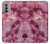 W3052 Pink Marble Graphic Printed Hard Case and Leather Flip Case For Motorola Moto G51 5G