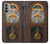 W3173 Grandfather Clock Antique Wall Clock Hard Case and Leather Flip Case For Motorola Moto G51 5G