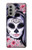 W3821 Sugar Skull Steam Punk Girl Gothic Hard Case and Leather Flip Case For Motorola Moto G51 5G
