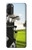 W0067 Golf Hard Case and Leather Flip Case For Motorola Moto G71 5G