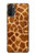 W0422 Giraffe Skin Hard Case and Leather Flip Case For Motorola Moto G71 5G