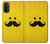 W1145 Yellow Mustache Sun Hard Case and Leather Flip Case For Motorola Moto G71 5G