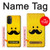 W1145 Yellow Mustache Sun Hard Case and Leather Flip Case For Motorola Moto G71 5G