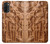 W1307 Fish Wood Carving Graphic Printed Hard Case and Leather Flip Case For Motorola Moto G71 5G