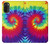 W2884 Tie Dye Swirl Color Hard Case and Leather Flip Case For Motorola Moto G71 5G