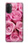 W2943 Pink Rose Hard Case and Leather Flip Case For Motorola Moto G71 5G