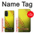 W3031 Yellow Softball Ball Hard Case and Leather Flip Case For Motorola Moto G71 5G