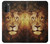 W3182 Lion Hard Case and Leather Flip Case For Motorola Moto G71 5G