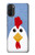 W3254 Chicken Cartoon Hard Case and Leather Flip Case For Motorola Moto G71 5G