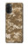 W3294 Army Desert Tan Coyote Camo Camouflage Hard Case and Leather Flip Case For Motorola Moto G71 5G