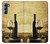 W2042 A Grape Vineyard Grapes Bottle Red Wine Hard Case and Leather Flip Case For Motorola Edge S30