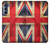 W2303 British UK Vintage Flag Hard Case and Leather Flip Case For Motorola Edge S30