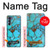 W2685 Aqua Turquoise Gemstone Graphic Printed Hard Case and Leather Flip Case For Motorola Edge S30