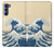 W2790 Hokusai Under The Wave off Kanagawa Hard Case and Leather Flip Case For Motorola Edge S30