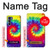 W2884 Tie Dye Swirl Color Hard Case and Leather Flip Case For Motorola Edge S30