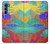 W2942 Brush Stroke Painting Hard Case and Leather Flip Case For Motorola Edge S30